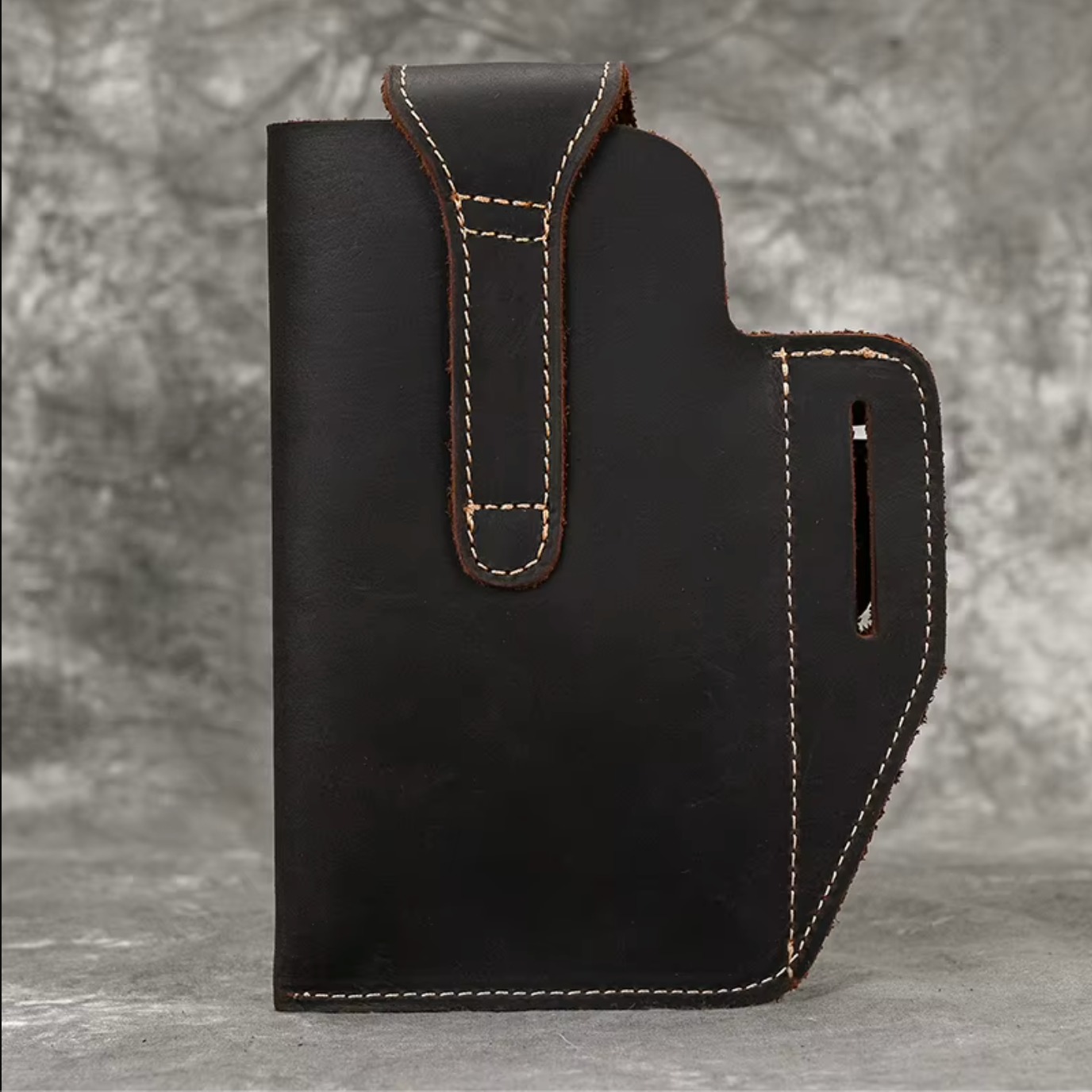 Genuine Leather Phone Waist Bag