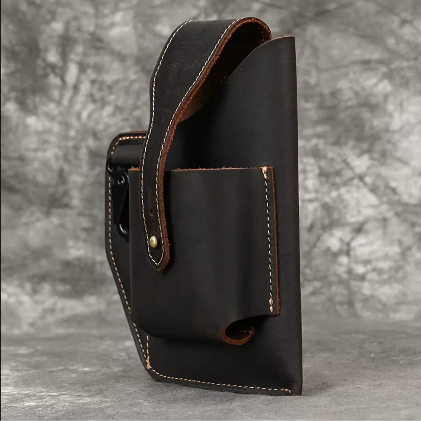 Genuine Leather Phone Waist Bag