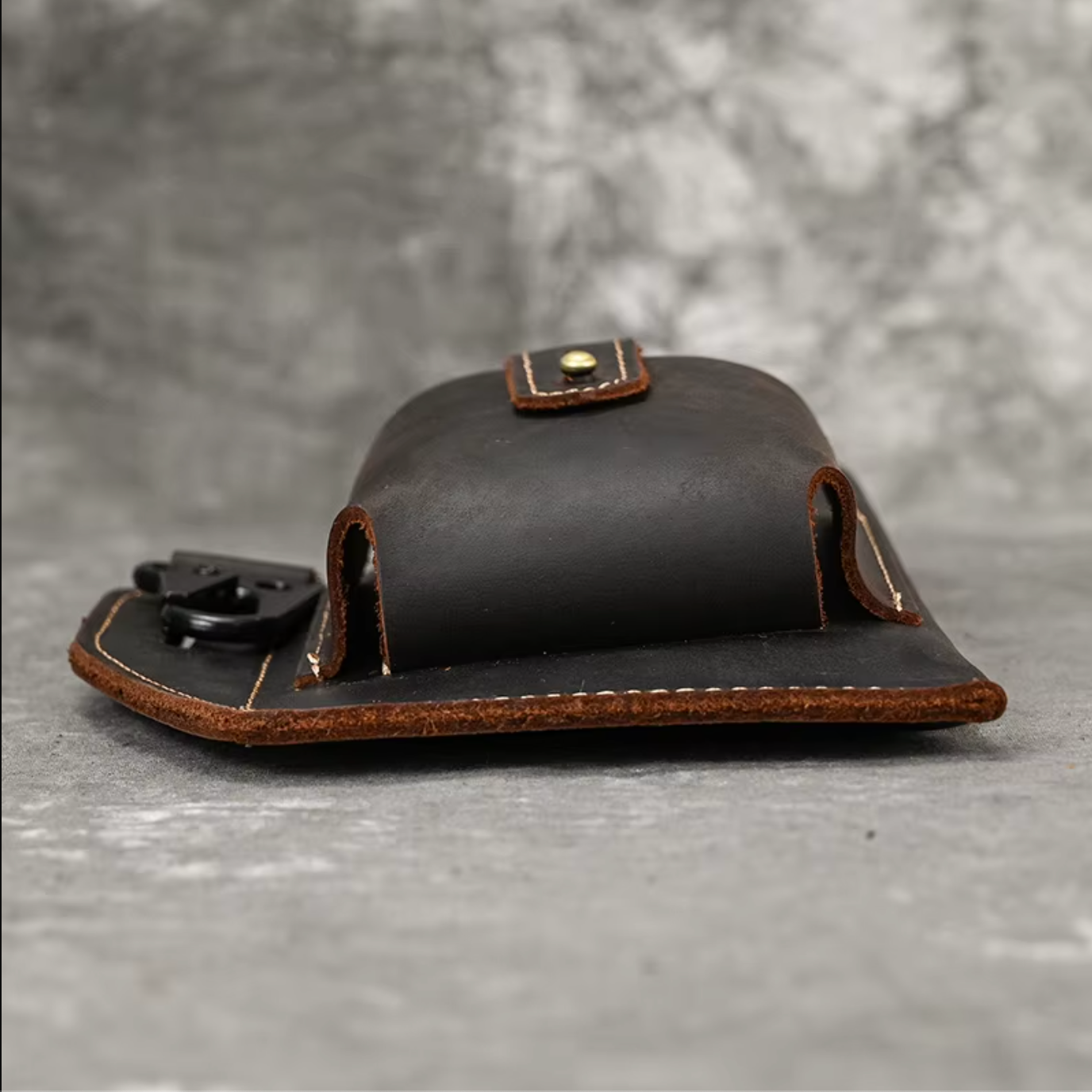 Genuine Leather Phone Waist Bag