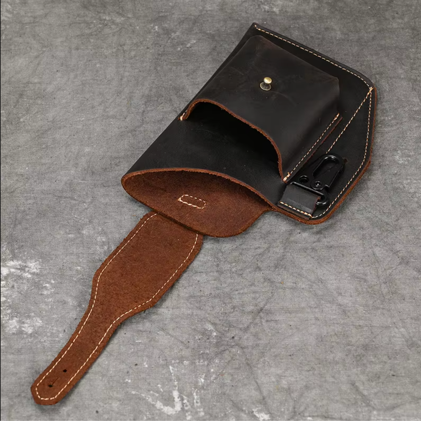 Genuine Leather Phone Waist Bag