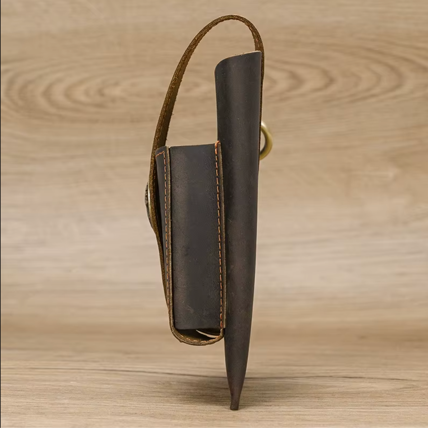 mens leather waist bag pack