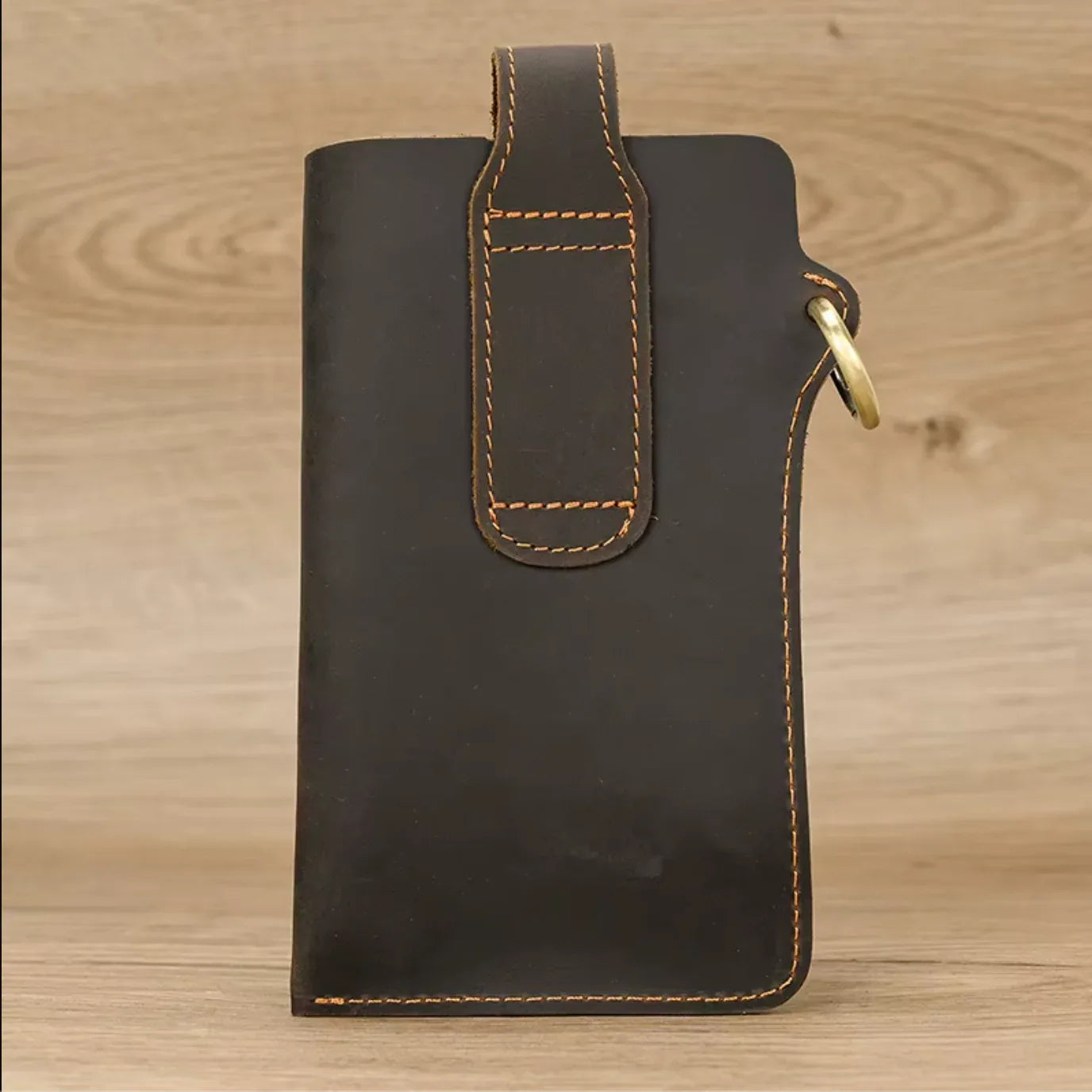 mens leather waist bag pack