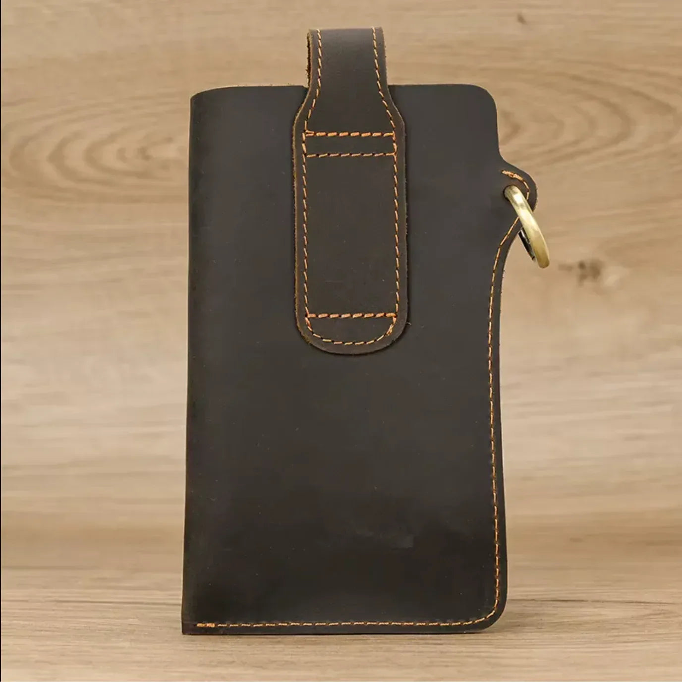 mens leather waist bag pack