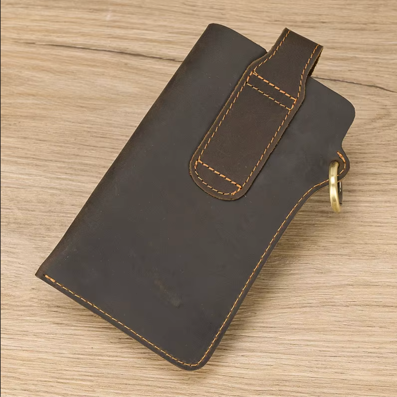 mens leather waist bag pack