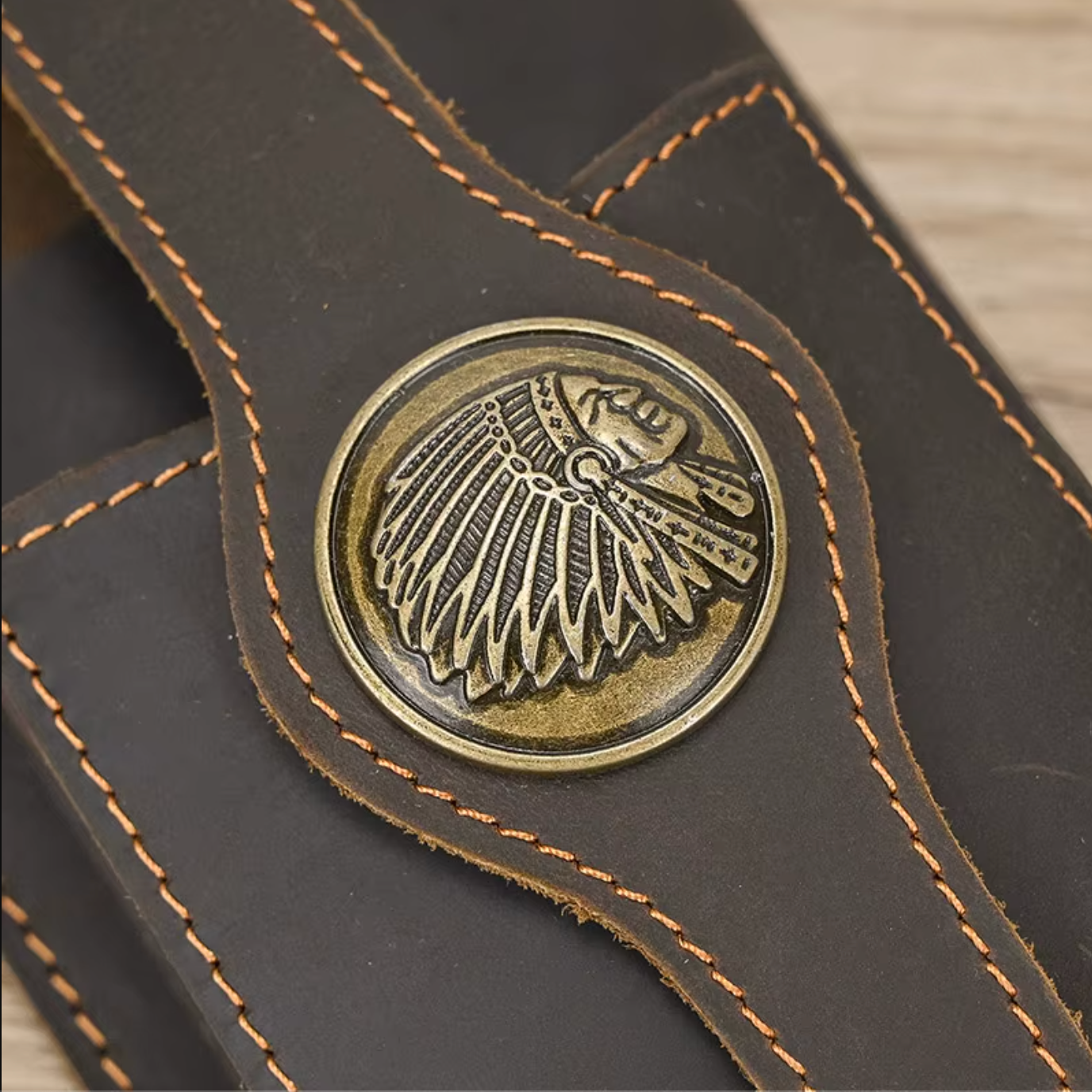 mens leather waist bag pack