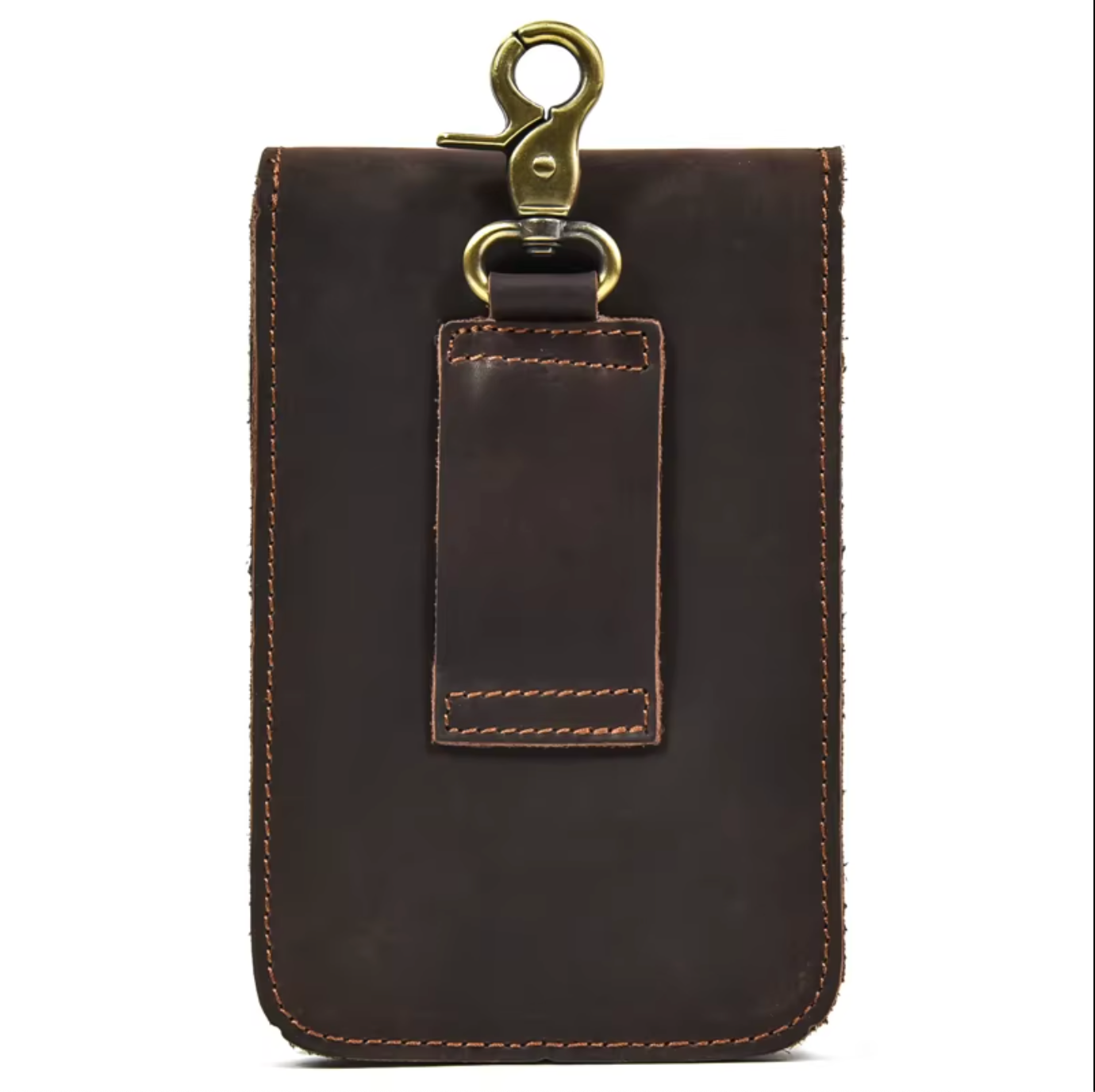 Genuine Leather Belt Clip Phone Pouch Waist Bag
