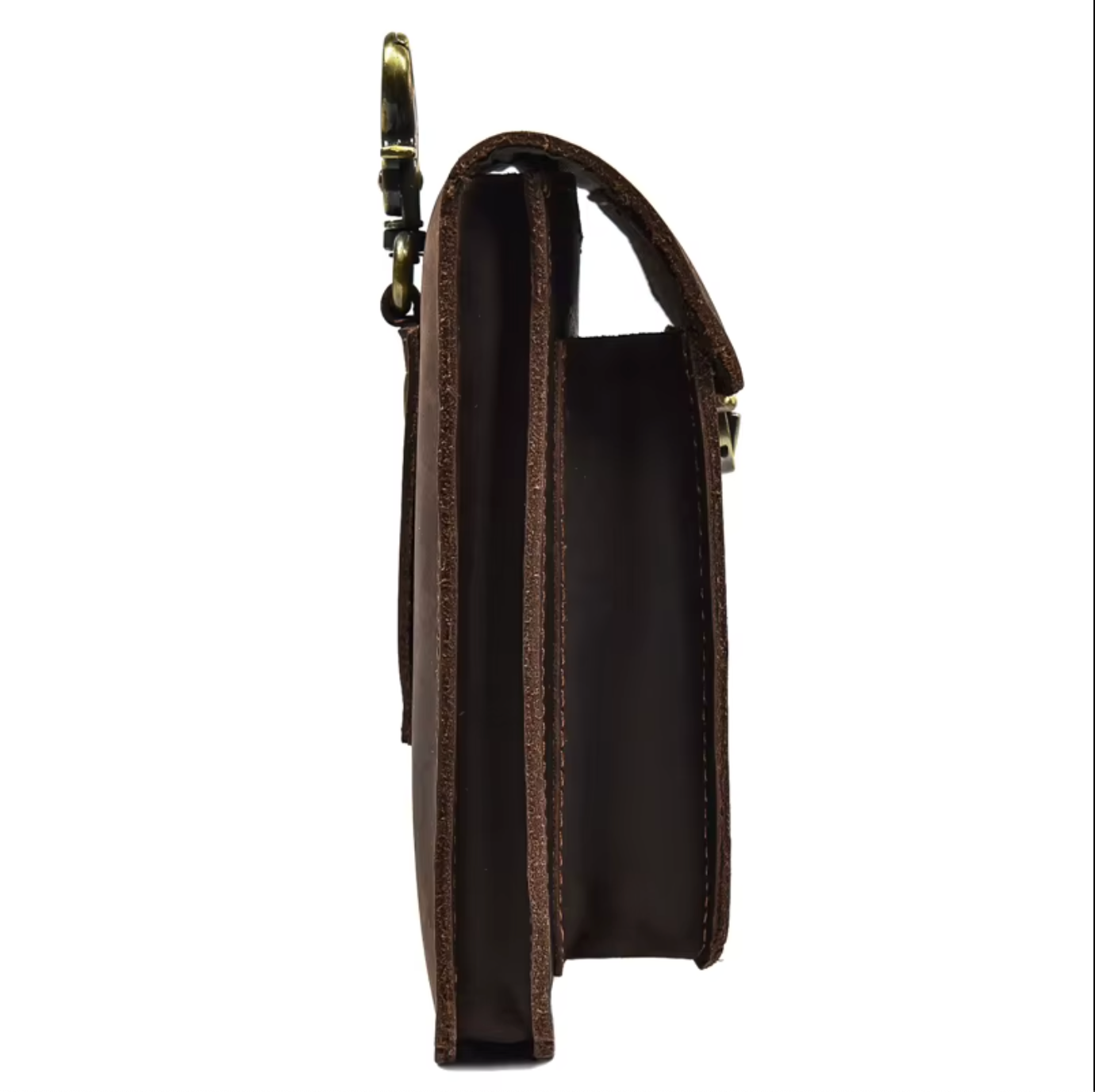 Genuine Leather Belt Clip Phone Pouch Waist Bag