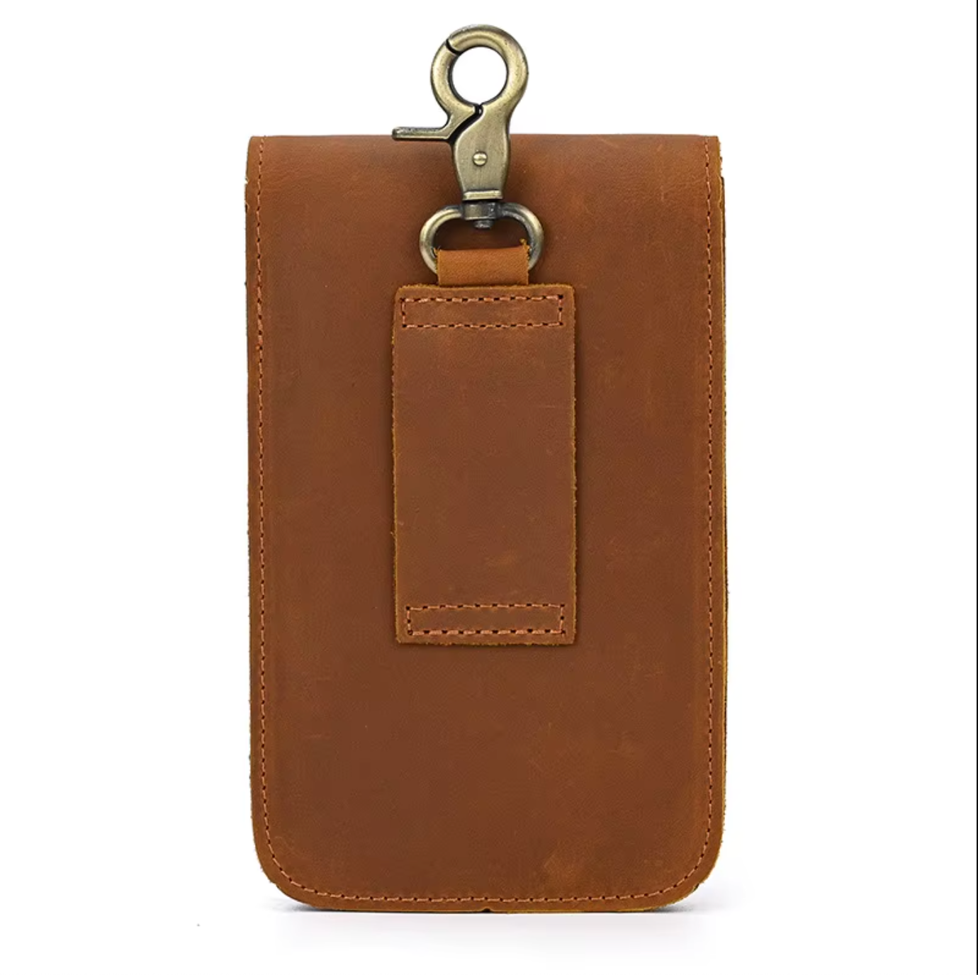 Genuine Leather Belt Clip Phone Pouch Waist Bag