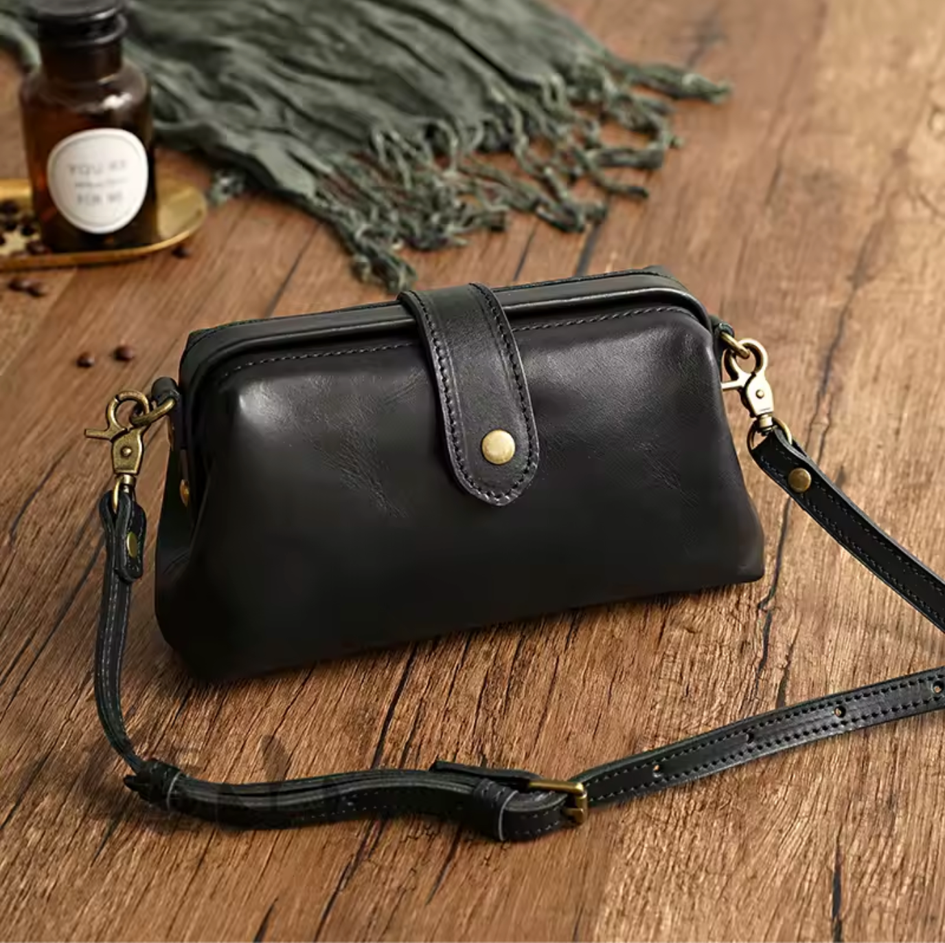 Genuine Leather Ladies Shoulder Bag Crossbody