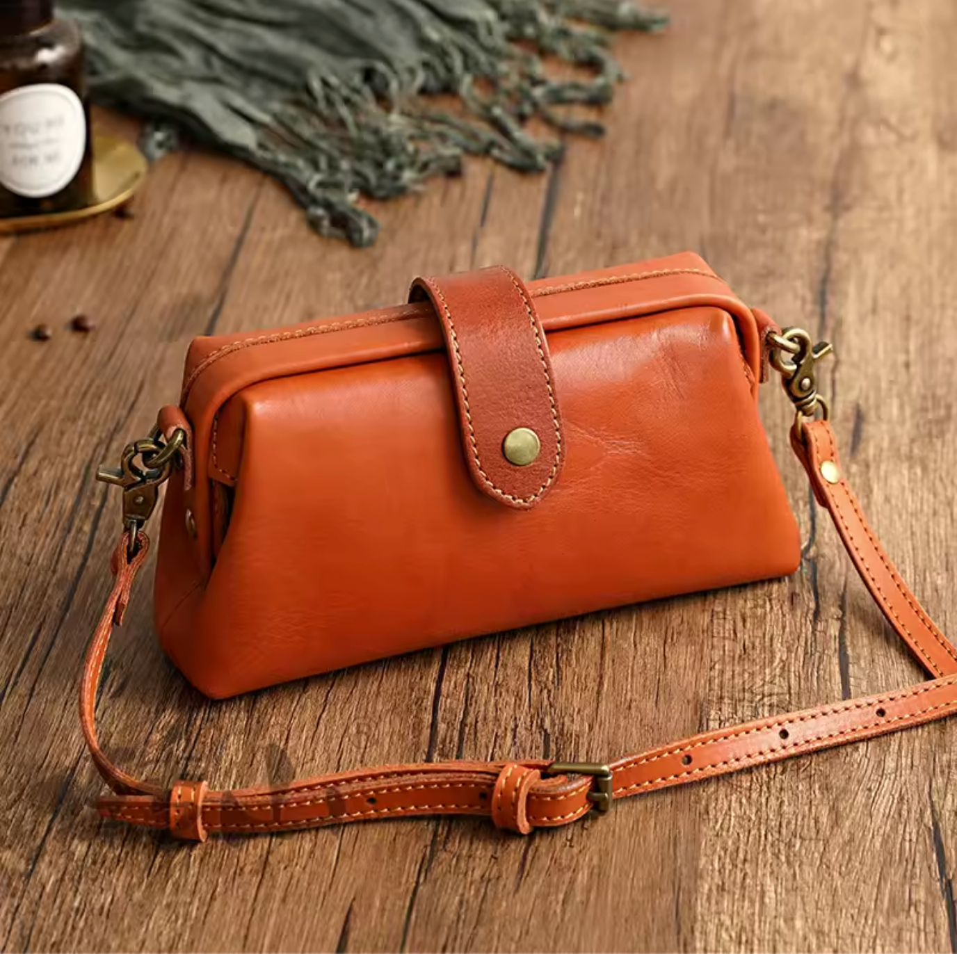 Genuine Leather Ladies Shoulder Bag Crossbody