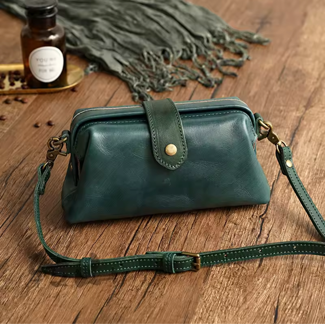 Genuine Leather Ladies Shoulder Bag Crossbody