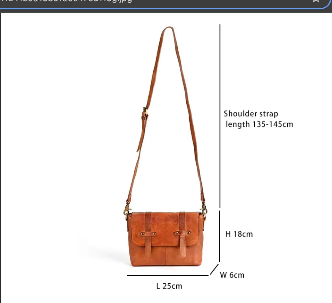 Genuine Leather Crossbody Bags Women