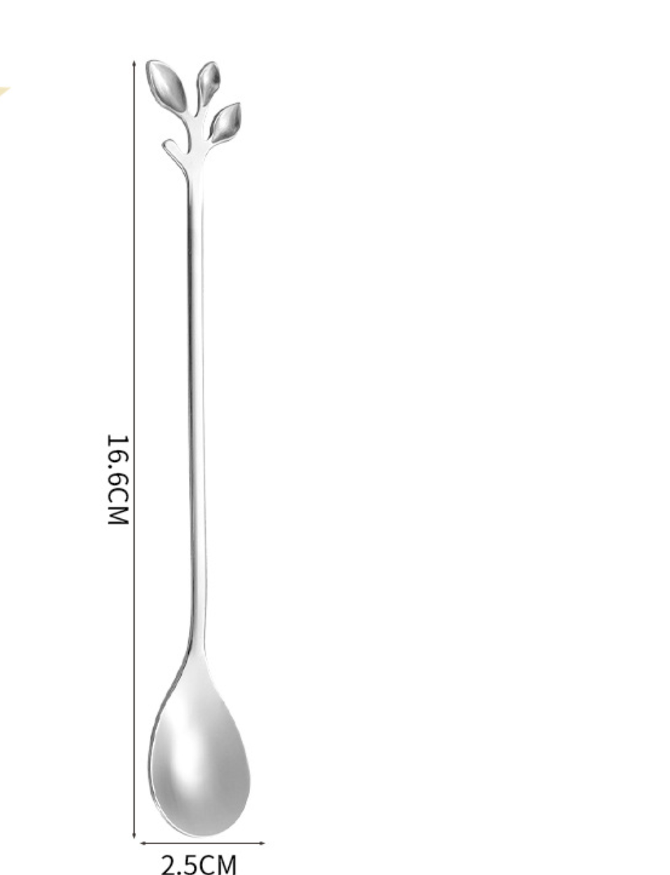 Leaf Handle Dessert Cutlery Set Spoon And Fork