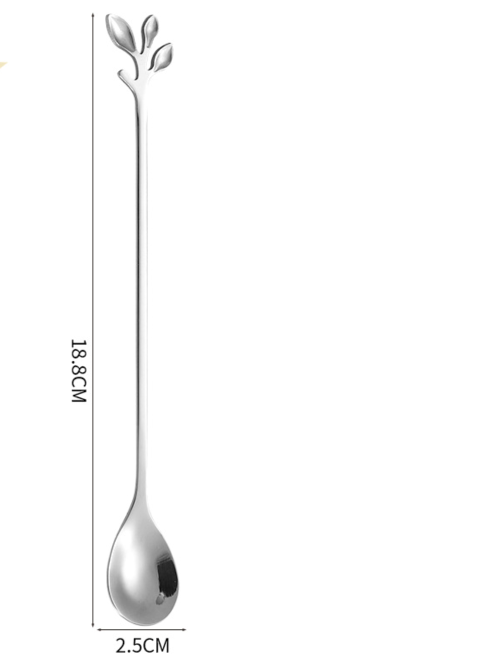 Leaf Handle Dessert Cutlery Set Spoon And Fork