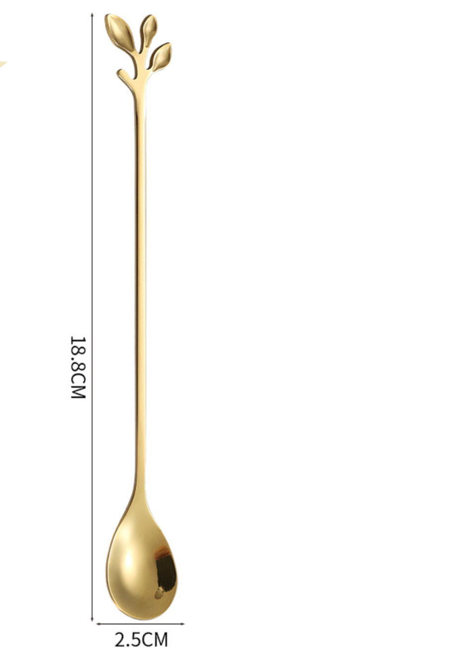 Leaf Handle Dessert Cutlery Set Spoon And Fork