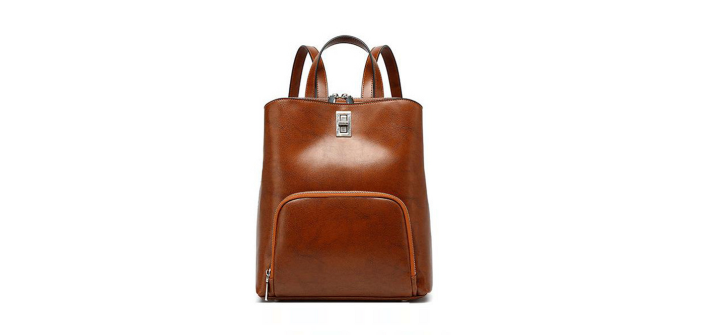 leather backpacks purse for women