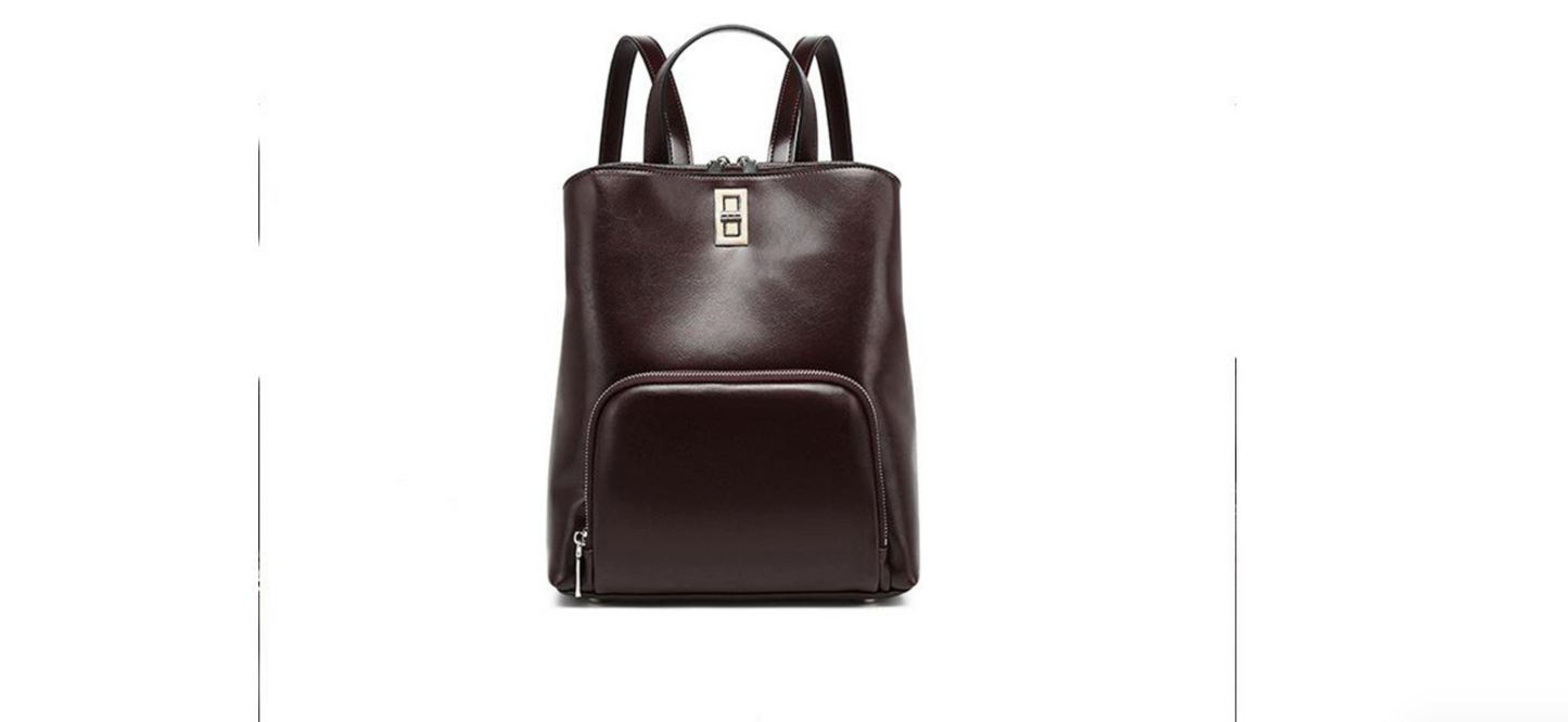leather backpacks purse for women