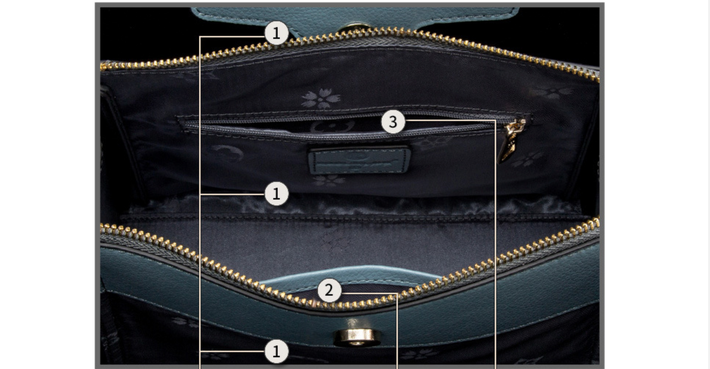 genuine leather shoulder handbags for women