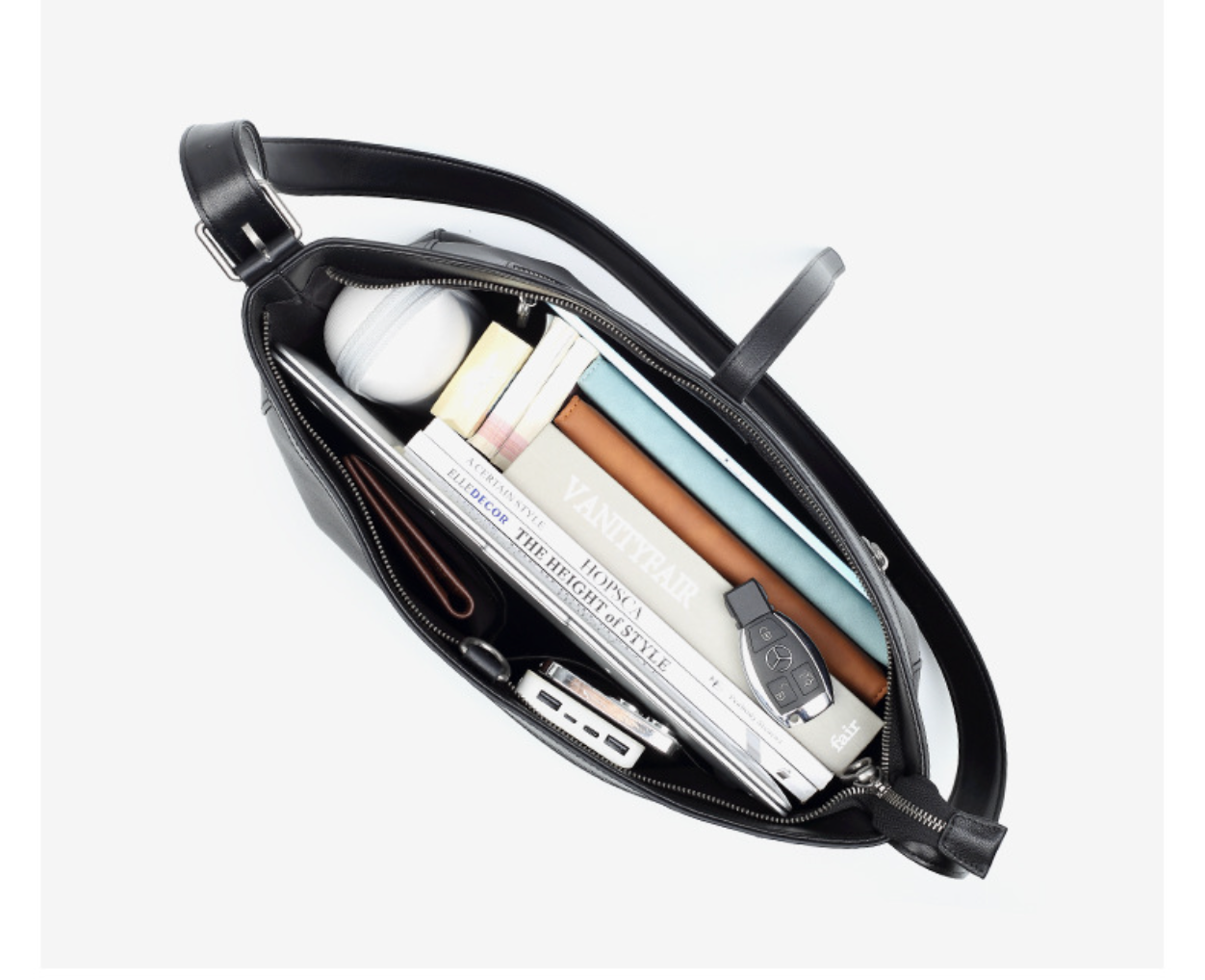 Genuine Leather Crossbody Messenger Bag for Men