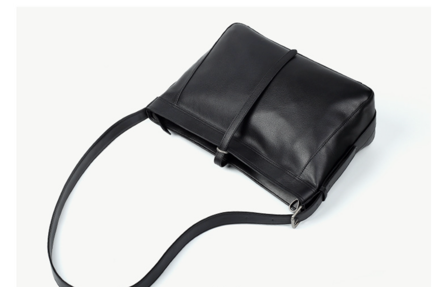 Genuine Leather Crossbody Messenger Bag for Men
