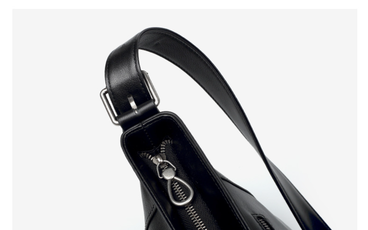 Genuine Leather Crossbody Messenger Bag for Men