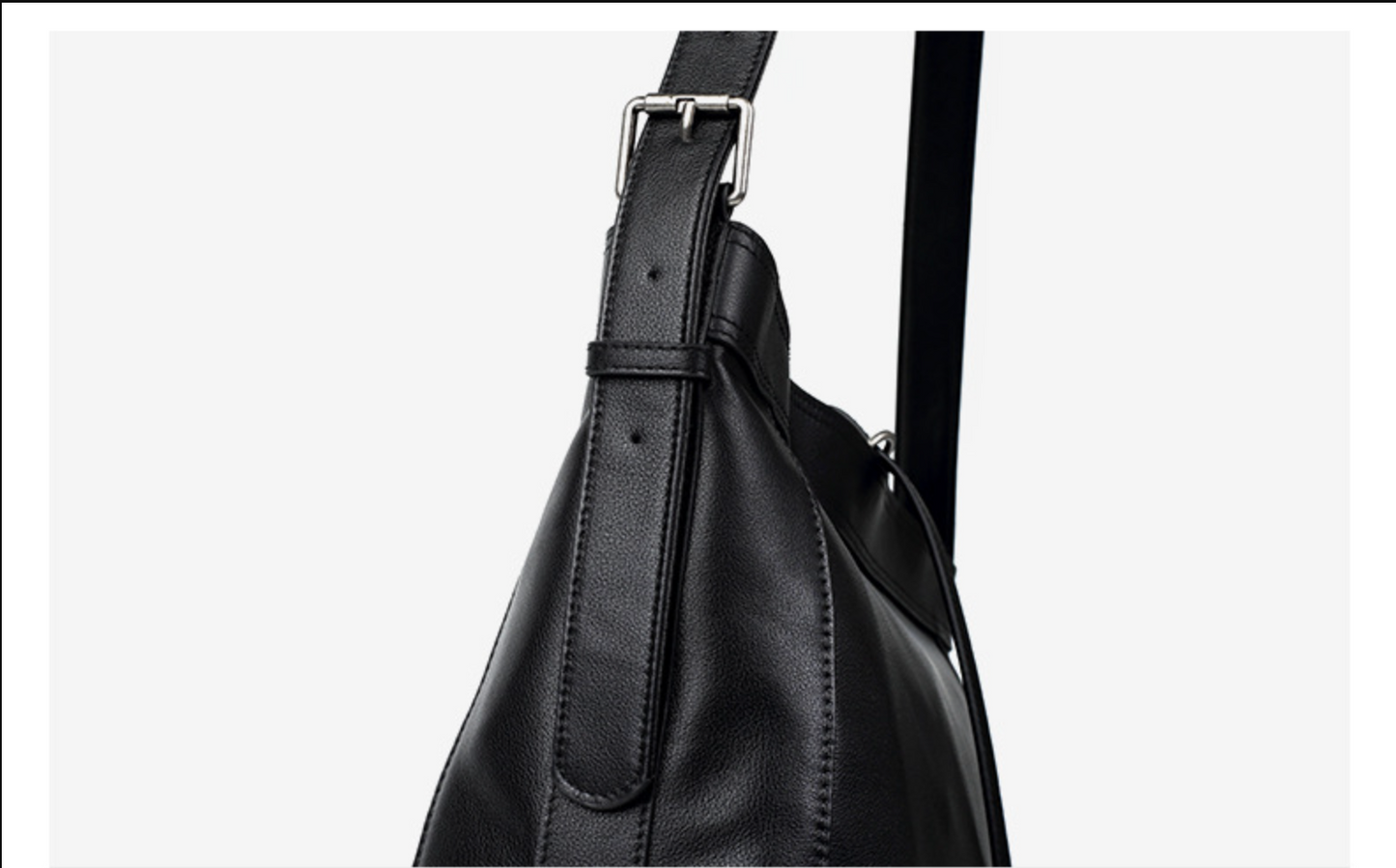 Genuine Leather Crossbody Messenger Bag for Men