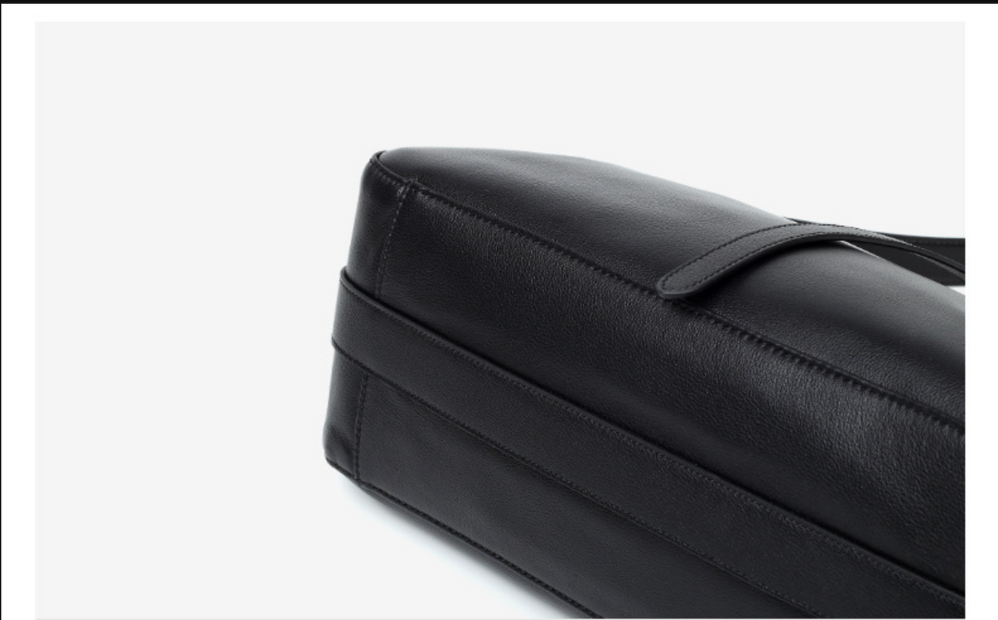 Genuine Leather Crossbody Messenger Bag for Men