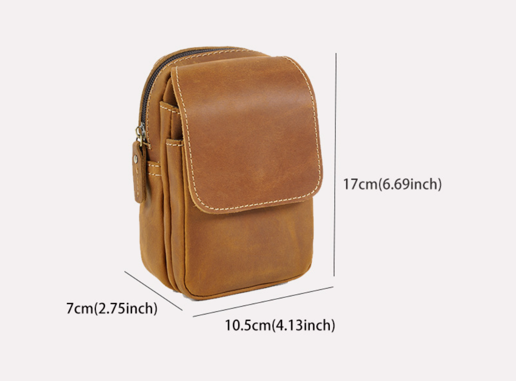 Genuine Leather Waist Bag