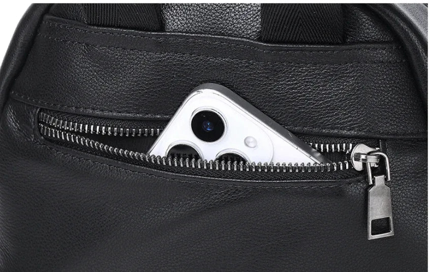 Mini Genuine Leather Backpack for Women