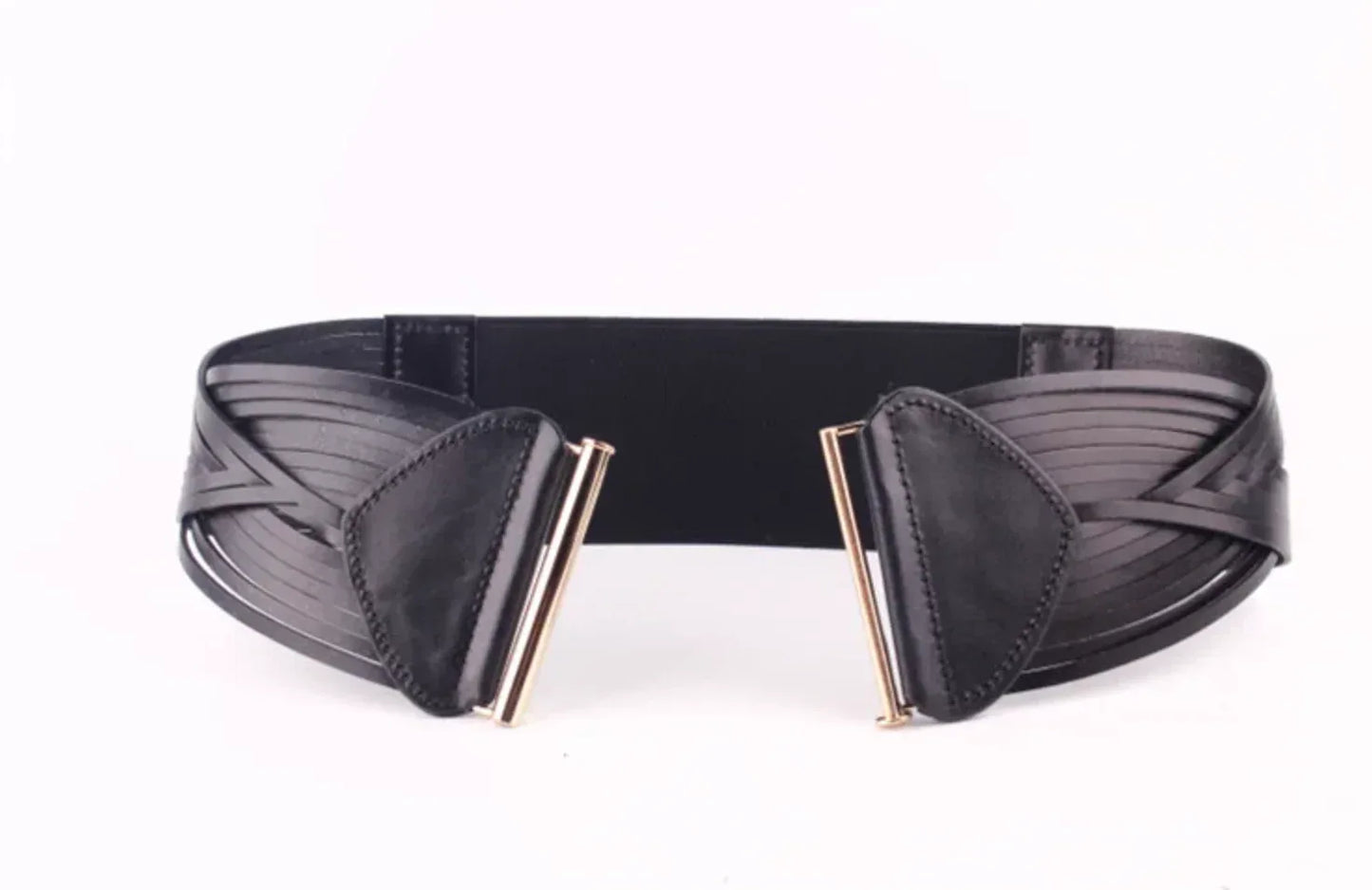 wide leather waist belts for women