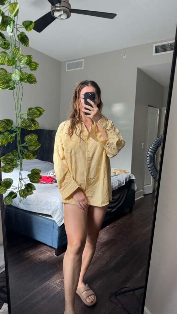 Loose Fit Drop Shoulder Long Sleeve Blouse