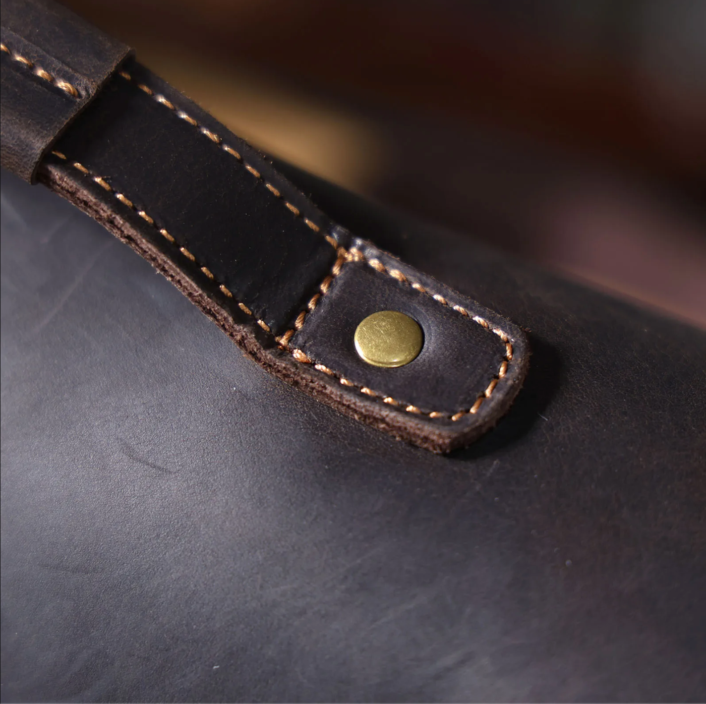 Genuine Leather Men's Briefcase 16" Laptop Bags
