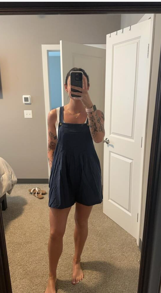 Jumper Romper for Women Casual Summer Loose Overall Shorts