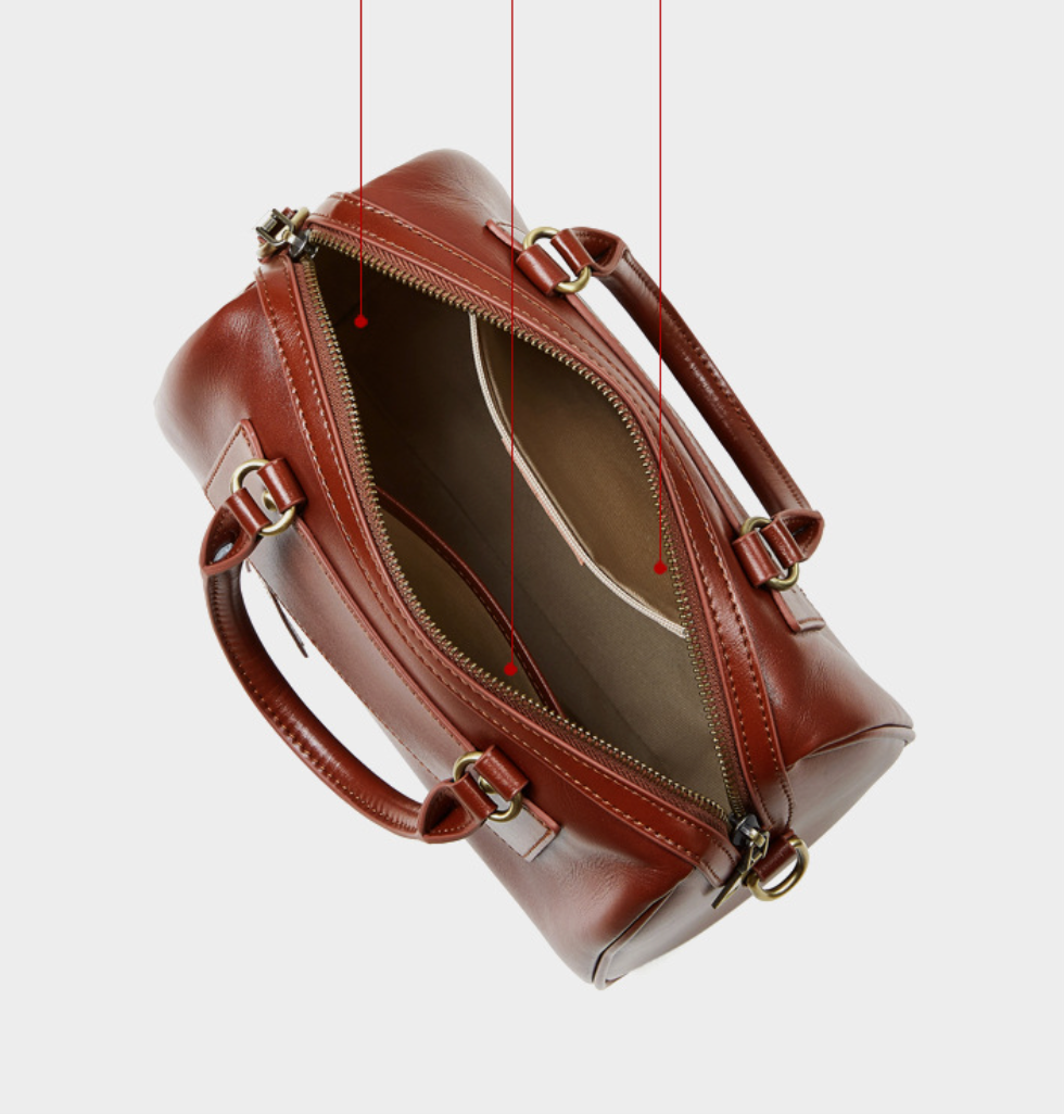 Women Real Leather Handbag Crossbody Bag