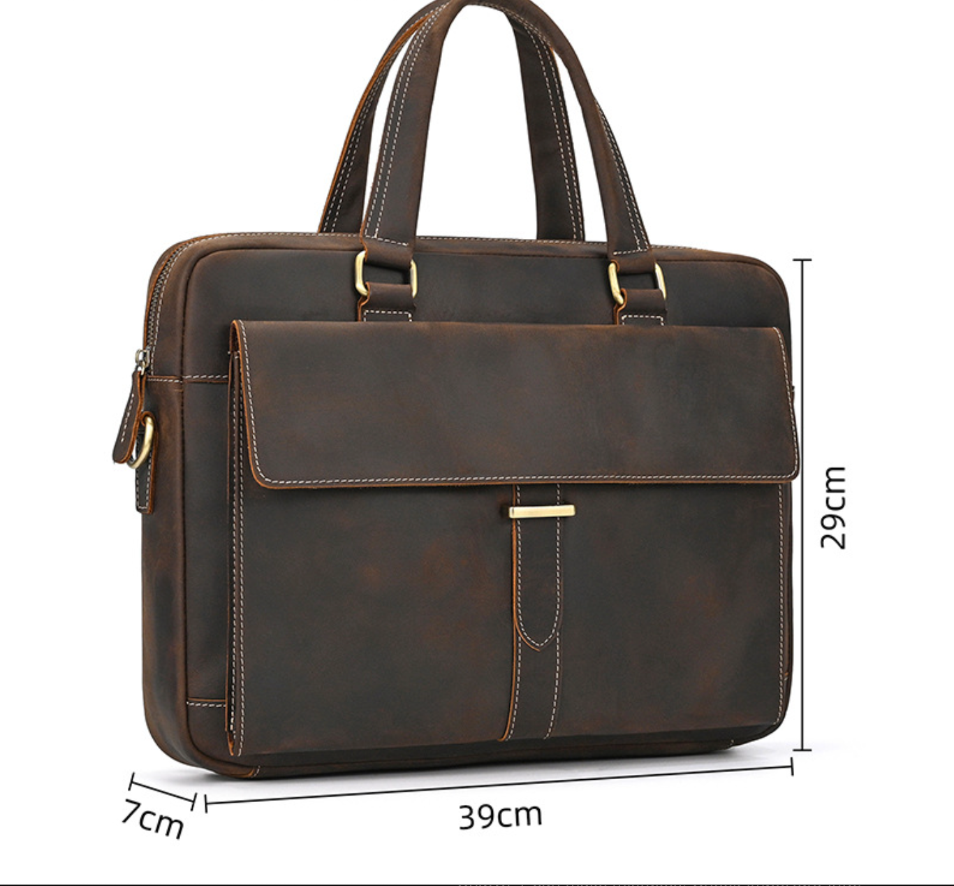 Men Leather Office Bags Sale Travel Briefcase