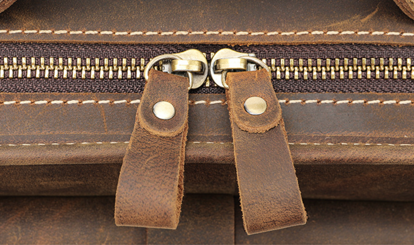 Men’s Genuine Leather Chest Crossbody Bag