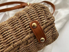 Straw Woven Beach Crossbody Bag for Women