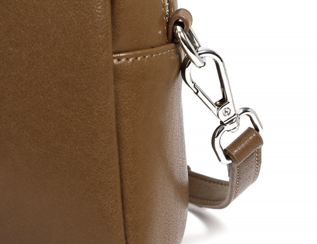 Genuine Leather Shoulder Bag for Women With Top Handle