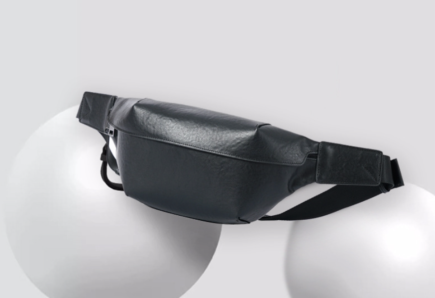 Men’s Leather Waist Bag Crossbody for Travel