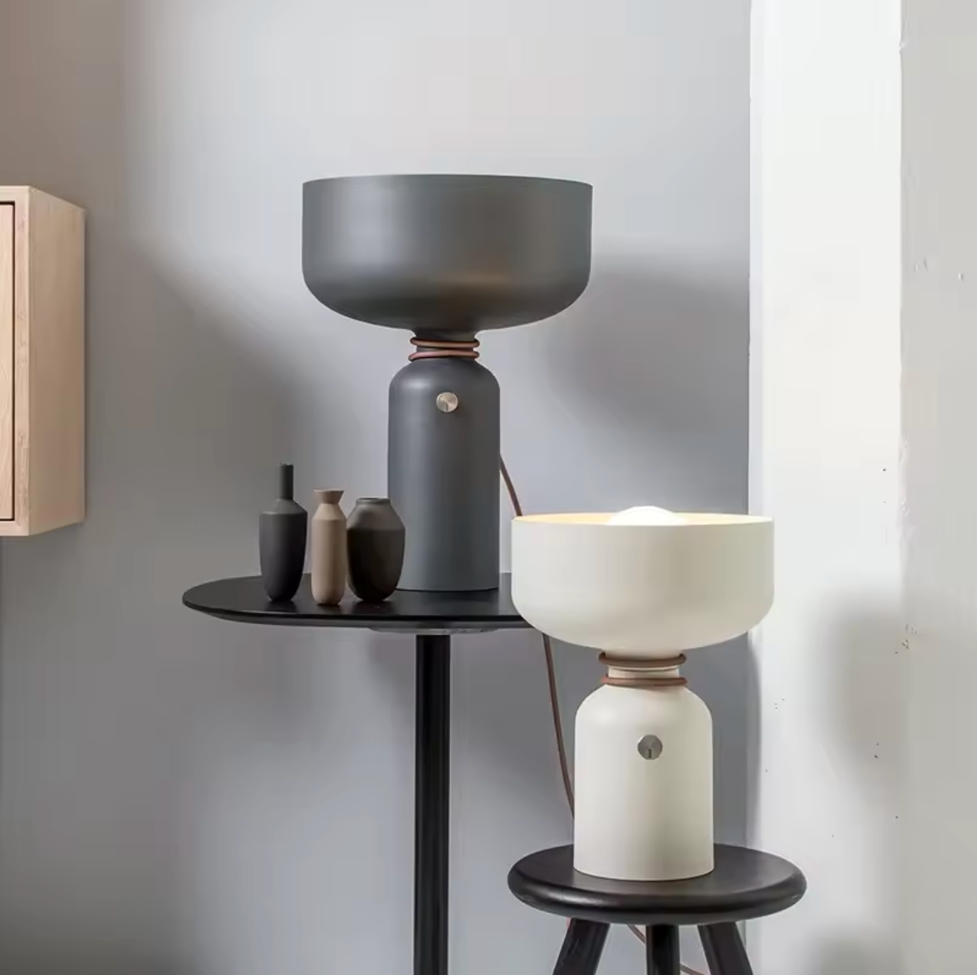 Scandinavian Metal Desk Modern Black Table Lamp