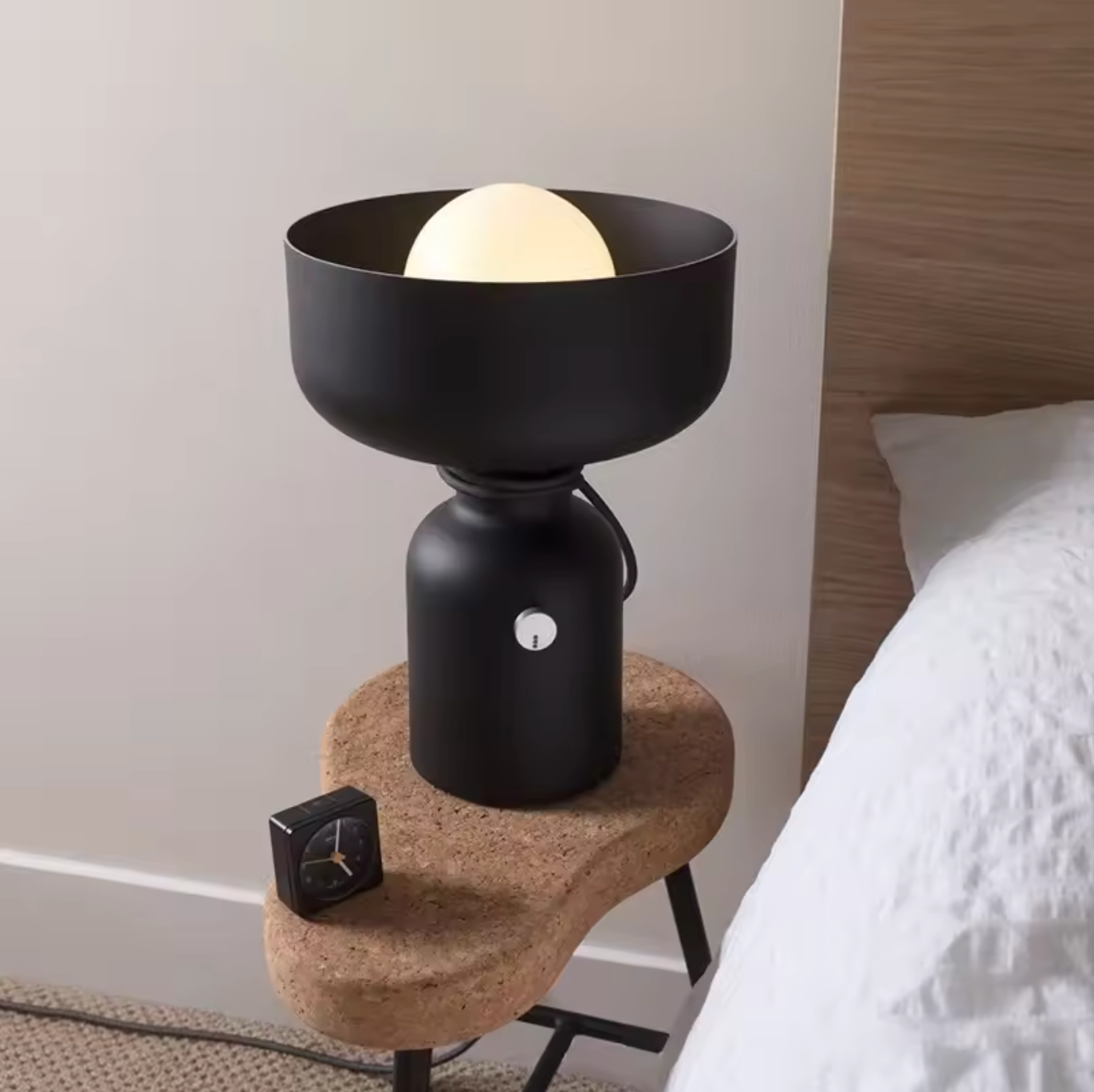 Scandinavian Metal Desk Modern Black Table Lamp