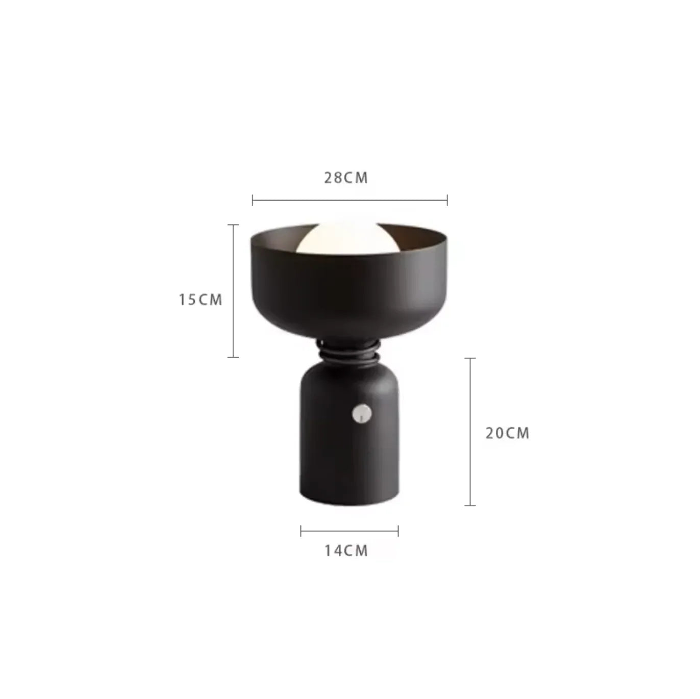 Scandinavian Metal Desk Modern Black Table Lamp