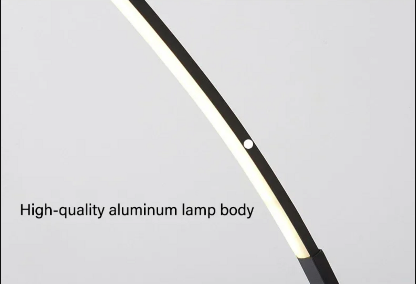 Half Moon Arc Floor Lamp Modern Boho Curved Lighting