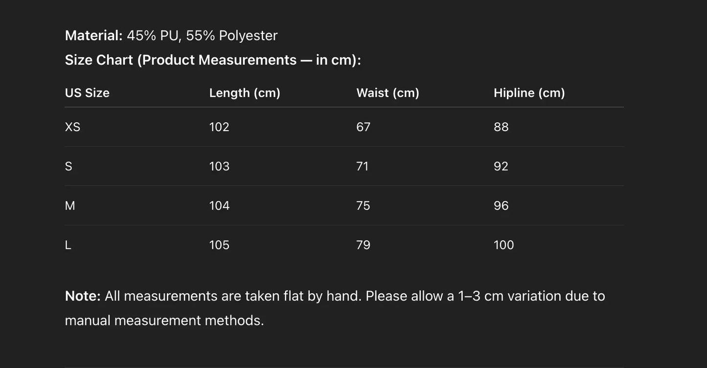 High Waisted Faux Leather Skinny Pants for Women