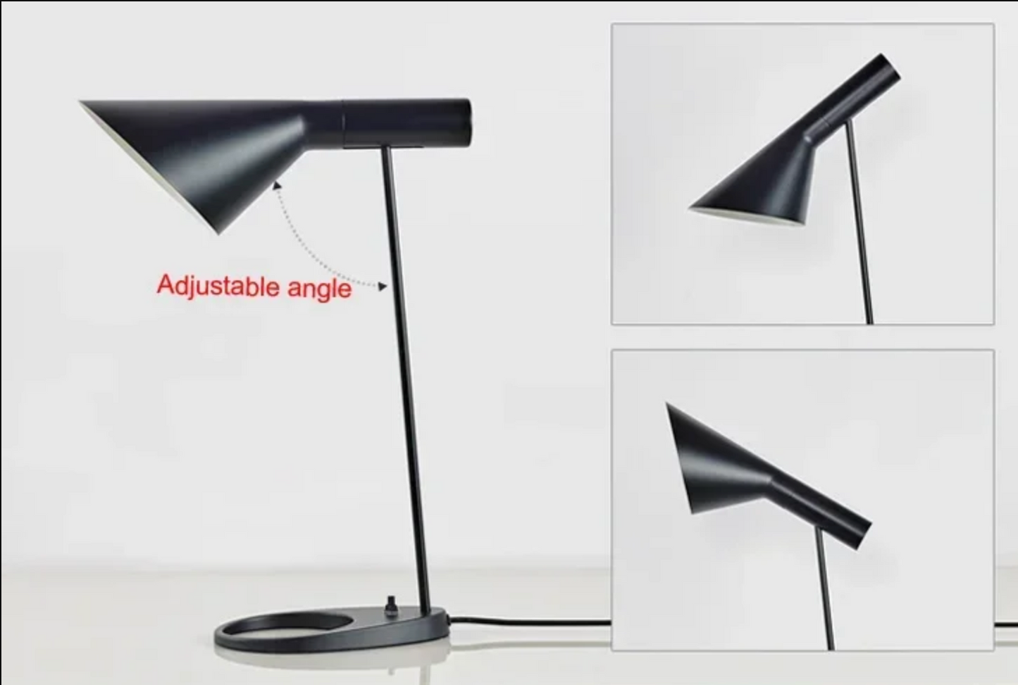 Modern Iron Table Lamp for Bedroom Scandinavian Design