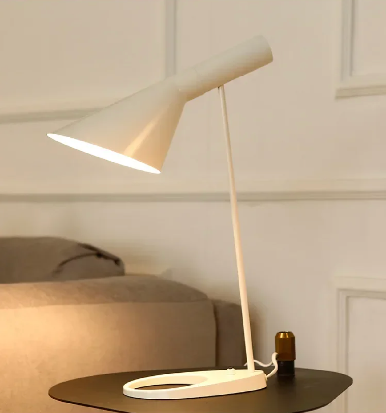 Modern Iron Table Lamp for Bedroom Scandinavian Design