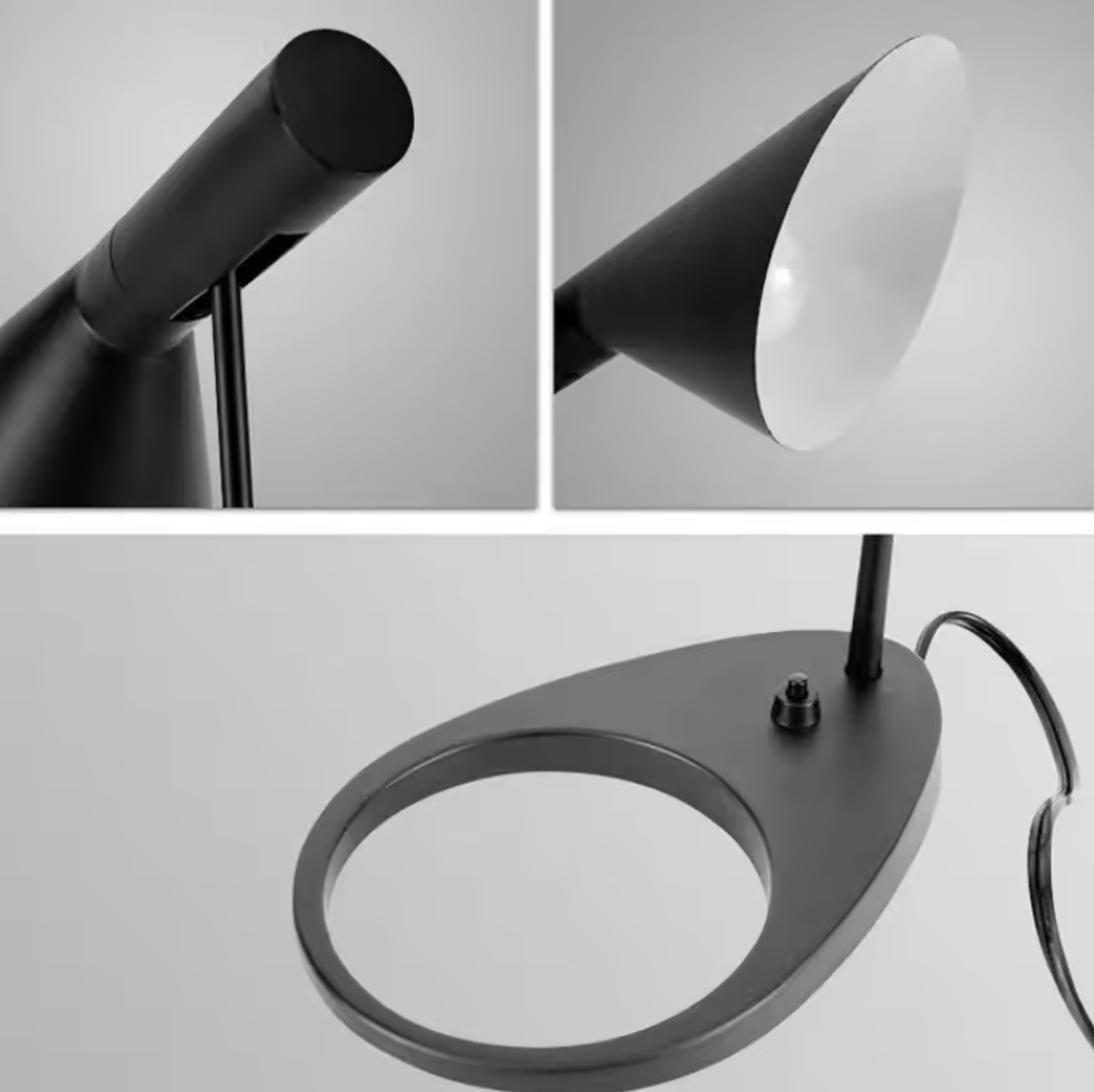 Modern Iron Table Lamp for Bedroom Scandinavian Design