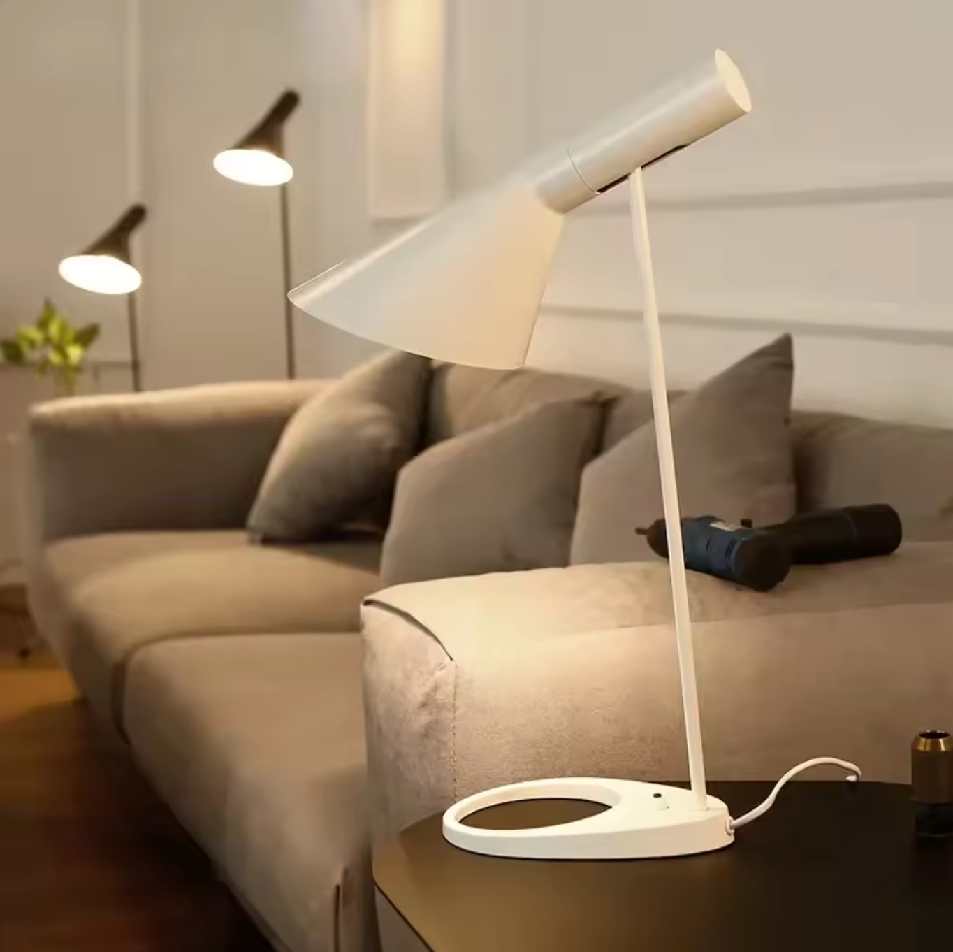 Modern Iron Table Lamp for Bedroom Scandinavian Design