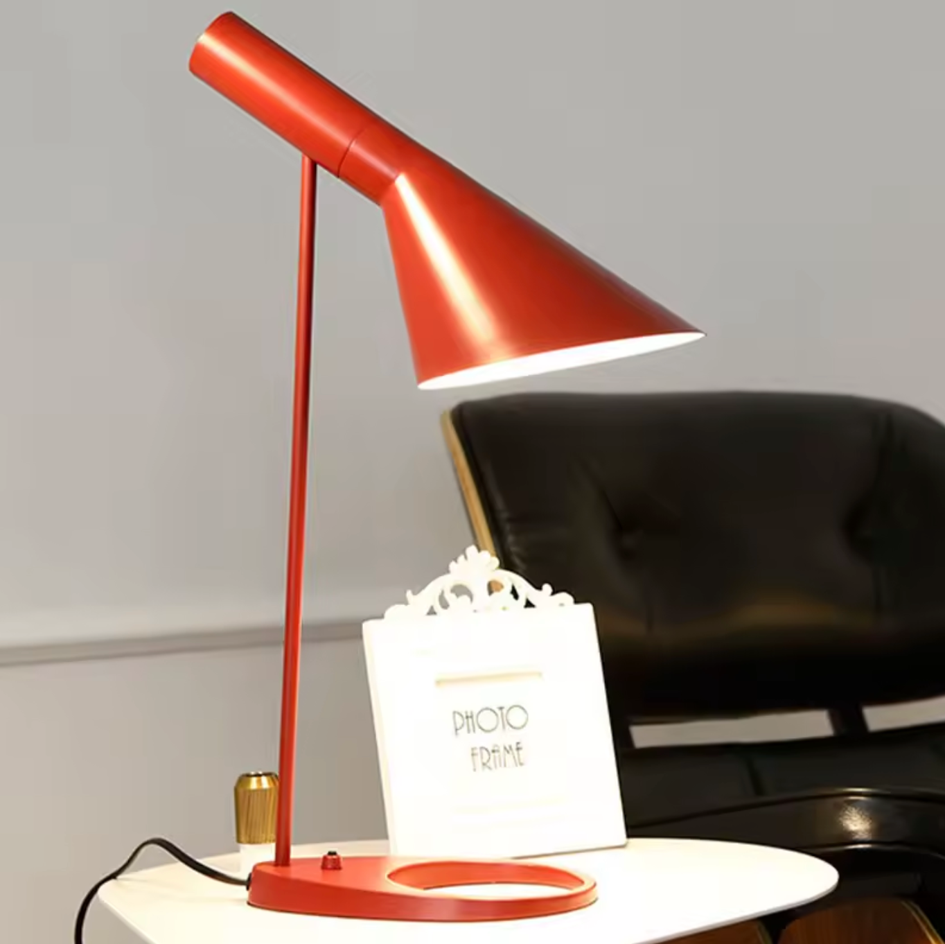 Modern Iron Table Lamp for Bedroom Scandinavian Design