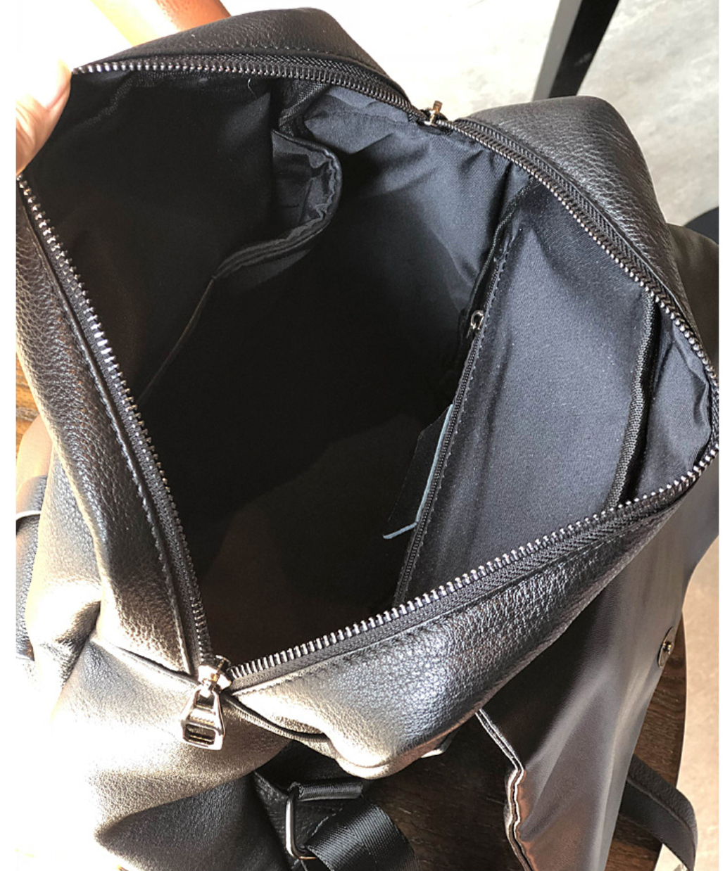Women Leather Backpack with Laptop Compartment